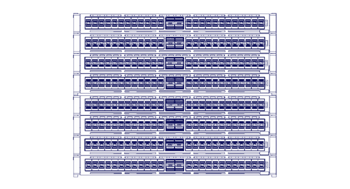 InterWATT-Neural2048™-8 (10U) Drawing
